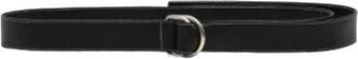 Ami Double Buckle Belt - Dames - Riemen - Zwart - M - Leer - Accessoires