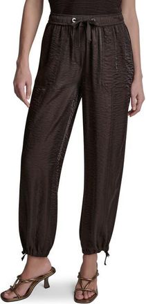 DKNY Ankle Tie Pants in Tobacco at Nordstrom, Size X-Small