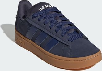 adidas Mens Grand Court Alpha Shoes - Dark Blue Leather - Size UK 9.5