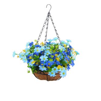 OEM &iexcl;liquidaci&oacute;n Flores Artificiales Dusknt, Colgantes De Simulaci&oacute;n, Flores Colgantes Para Exteriores Con Cestas, Follaje De Pl&aacute;stico De Imitaci&oacute;n, Compa