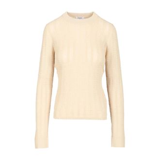Filippa K Crew Neck Jumper - female - Filippa K - Round-neck Knitwear - Beige - S - Knitwear