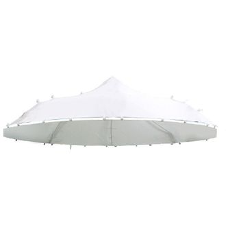 Vente-Unique Telo di ricambio in Poliestere per gazebo Bianco - TILCARA