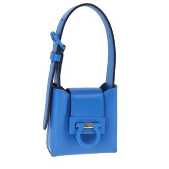 Ferragamo Tweedehands leren handtassen - Dames - Vintage Handtas - Blauw - ONE Size - Leer - Vintage