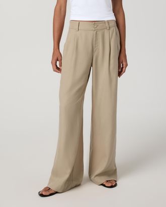 Vuori Clothing Trestles Twill Wideleg Pant | Khaki | Medium