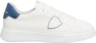 Philippe Model Eenvoudige Temple Sneakers met Vetersluiting - Heren - Sneakers - Wit - 39 EU - Leer - Schoenen