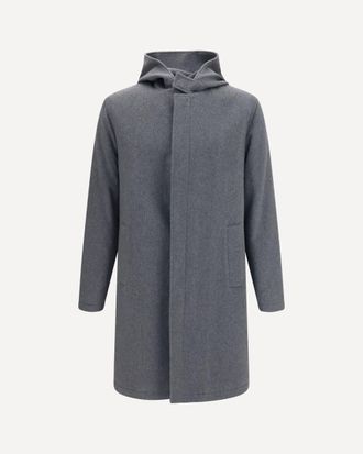 Lardini Wool Coat Male 50