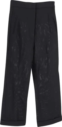 Jacquemus Jacquemus La Riviera rechte broek in zwart polyester