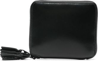 Comme Des Gar&ccedil;ons CDG Zipper Medley leather wallet - men - Calf Leather - One Size - Black
