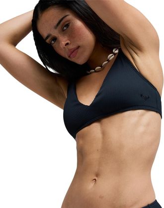 Roxy Triangel-Bikini-Top ROXY Roxy Love, Damen, Gr. XL, Cup B, anthrazit, Obermaterial: 91% Nylon, 9% Elasthan;, Bikini-Oberteile Triangel-Bikini-Top