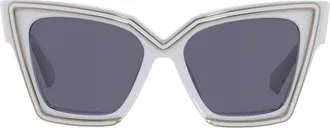 Valentino Grace Grey Butterfly Ladies Sunglasses VLS-126 C 54