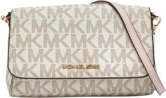 Michael Kors Pre-owned Canvas shoulder-bags - Dames - Vintage Schoudertas - Wit - ONE Size - Vintage