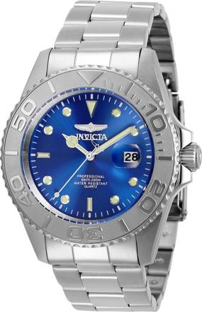 Invicta Pro Diver Quartz Blue Dial Stainless Steel Mens Watch 29945