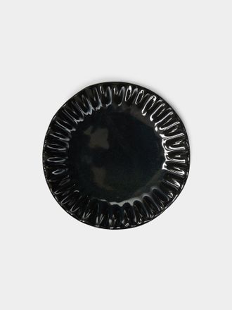 Mervyn Gers Ceramics Paper Hand-Glazed Ceramic Salad / Dessert Plates - 7.5in/19cm (Set of 6)