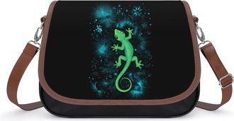 Generic Funny Gecko Graphic Fashion Womens Crossbody Bags Novelty Handbag Shoulder Bag Purse