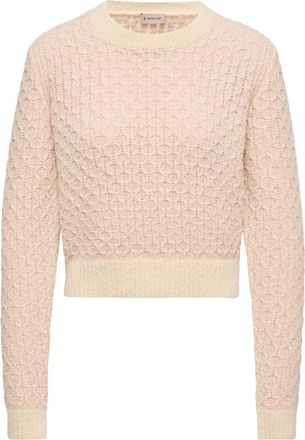 Moncler Moncler Wool Blend Sweater, Women, Pink, Size: Xs