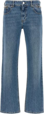 Stella McCartney Light Blue Cropped Leg Jeans