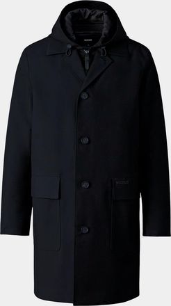 Mackage Men & apos;s Mathias 3-in-1 Balmacaan Coat with Removable Down Liner
