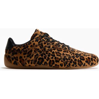 H&M Leather Trainers in Beige/faux Leopard at Nordstrom, Size 11