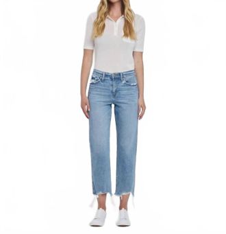Flying Monkey Victoria High Rise Straight Leg Jeans - Plus In Light