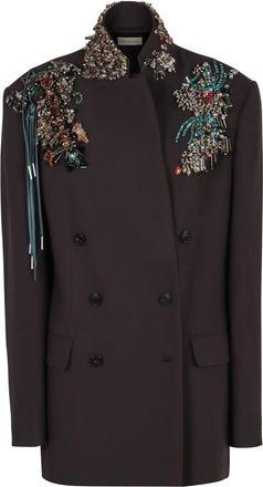 Dries Van Noten Double-Breasted Jacket Bafya