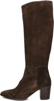 Lina Locchi AV 84 Over-knee Laarzen - Dames - Laarzen met Hak - Bruin - 36 EU - Su&egrave;de - Schoenen