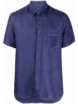 120% Lino Polo - Blu