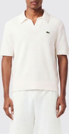 Lacoste Polo in misto cotone con patch logo