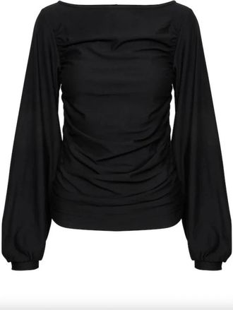 Gestuz Zwarte Rifa GZ LS Blouse - Dames - Blouses - Zwart - M - Overhemden