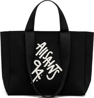 AllSaints Borsa tote Izzy con logo - Nero