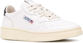 Autry Mens Sneakers Medalist Low White Leather Cow Trainers
