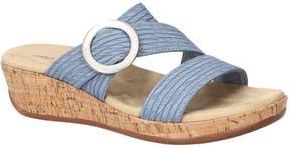 Easy Street Mina Wedge Sandal in Denim Wave at Nordstrom Rack, Size 9