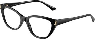 Jimmy Choo London Jc 3011 Cat-Eye Frame - unisex - Brillen - Zwart - 54 MM - Accessoires