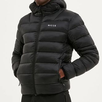 Nicce London Skyline Mens Black Padded Jacket - Size X-Small