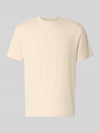 Selected Regular Fit T-Shirt aus Baumwoll-Mix Modell SPENCER in Ecru, Gr&ouml;&szlig;e XXL