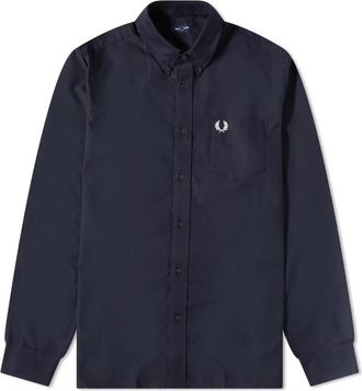 Fred Perry Authentiek Oxford overhemd - Heren - Casual Overhemden - Blauw - M - Katoen - Overhemden