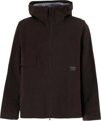 Pas Normal Studios Off-Race 3L Shell Jacket - Heren - Regenjassen - Bruin - S - Nylon - Fitness