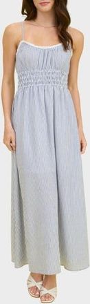 August Sky Stripe Maxi Dress in Navy at Nordstrom Rack, Size Large