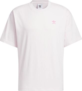 adidas originals Logo Cartoon Printing Round Neck Pullover Short Sleeve Pink T-Shirt HY4683