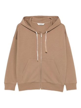 Max Mara zip-up hoodie - Brown
