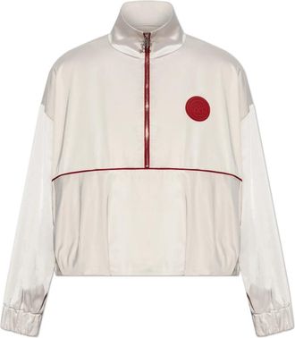 Gestuz GZBXGricky Track Jacket - Dames - Vesten met rits - Beige - M - Polyester - Hoodies & sweatvesten