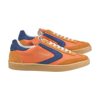 Valsport Sneakers, male, Multicolor, Size: 8 US Leather Suede Orange Stylish Sneakers