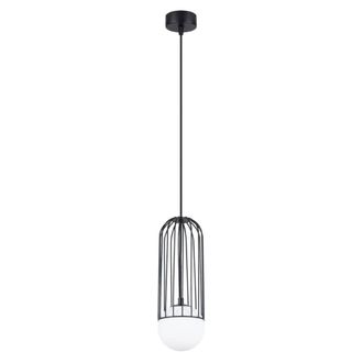 Wonderlamp L&aacute;mpara colgante moderna negro con dise&ntilde;o de jaula