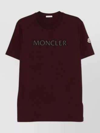 Moncler short sleeve crew neck jersey top