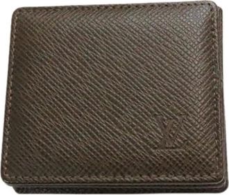 Louis Vuitton Pre-owned Wallets, female, Brown, Size: ONE SIZE Pre-owned Leather Wallet
