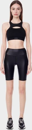 Rudsak SELA WOMENS STRETCH VEGAN LEATHER BIKE SHORTS