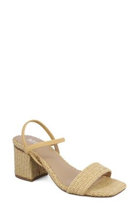 Mia Zissy Slingback Sandal in Natural at Nordstrom, Size 7.5