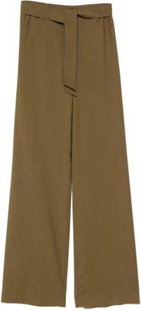 Max Mara Broeken, Dames, Groen, M, Wijde broek