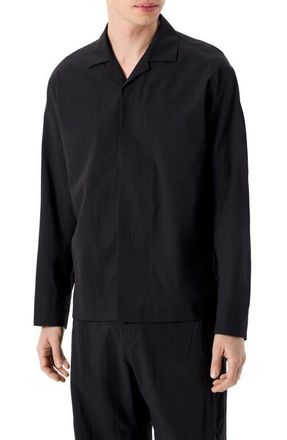 Veilance Cusec Long Sleeve Shirt in Black at Nordstrom, Size X-Large