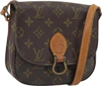 Louis Vuitton Pre-owned Canvas Cross Body Bag - Dames - Vintage Schoudertas - Bruin - ONE Size - Vintage