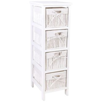 Wanderlust Deco Cajonera de madera 26 x 32 x 81h cm